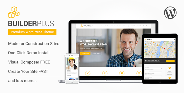 Builder Plus Preview Wordpress Theme - Rating, Reviews, Preview, Demo & Download