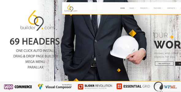 Builder69 Preview Wordpress Theme - Rating, Reviews, Preview, Demo & Download