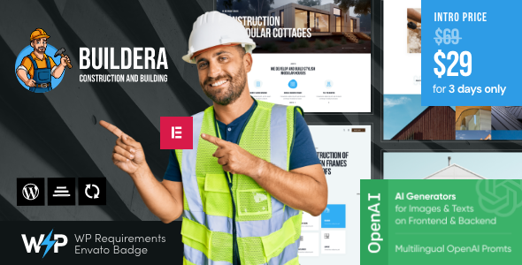 Buildera Preview Wordpress Theme - Rating, Reviews, Preview, Demo & Download