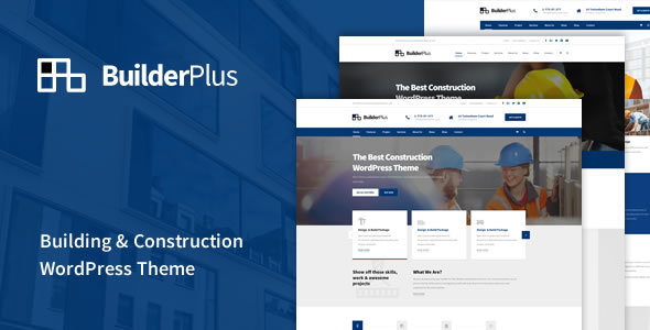 BuilderPlus Preview Wordpress Theme - Rating, Reviews, Preview, Demo & Download