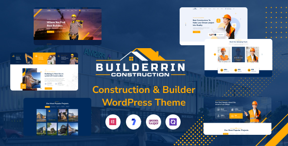 Builderrin Preview Wordpress Theme - Rating, Reviews, Preview, Demo & Download