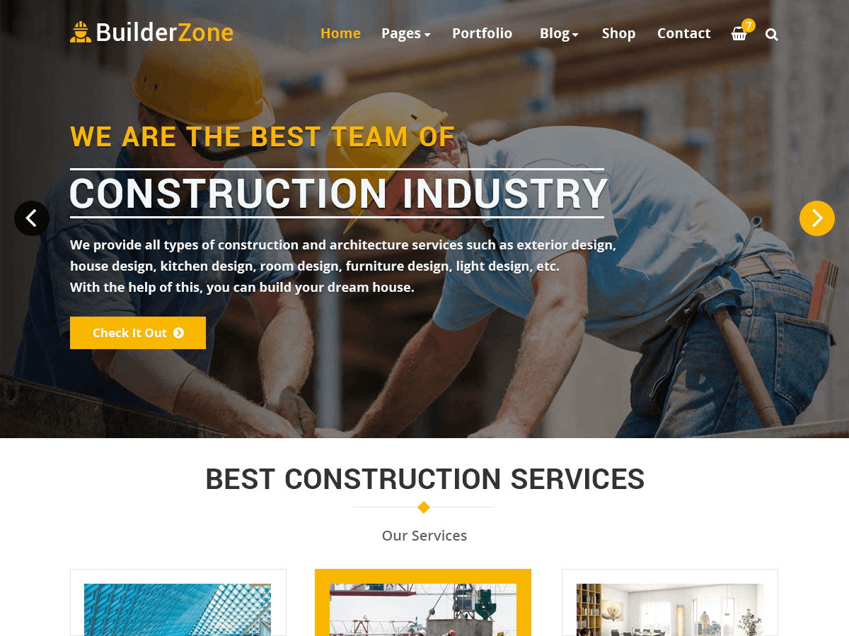 BuilderZone Preview Wordpress Theme - Rating, Reviews, Preview, Demo & Download