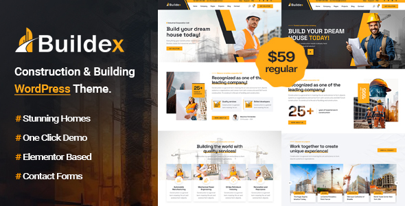 Buildex Preview Wordpress Theme - Rating, Reviews, Preview, Demo & Download