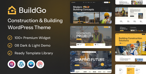 BuildGo Preview Wordpress Theme - Rating, Reviews, Preview, Demo & Download