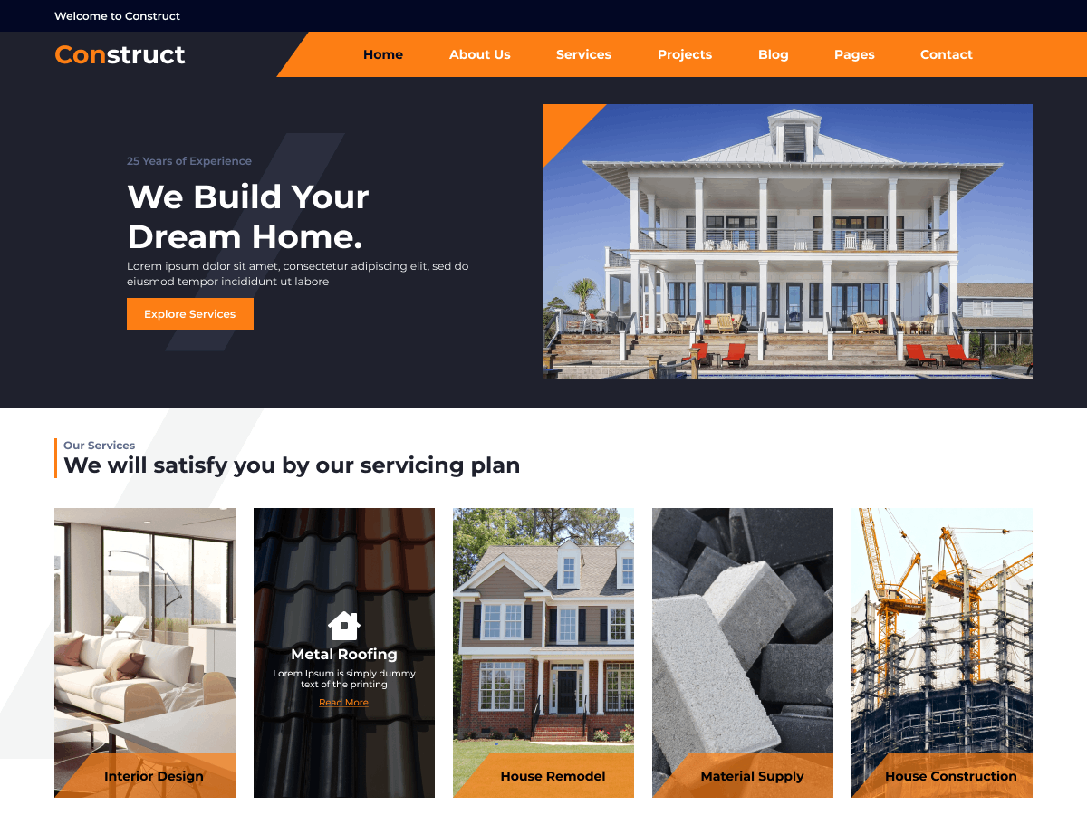 Building Contractor Preview Wordpress Theme - Rating, Reviews, Preview, Demo & Download