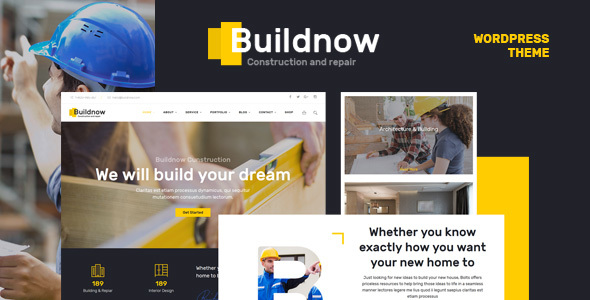 Buildnow Preview Wordpress Theme - Rating, Reviews, Preview, Demo & Download