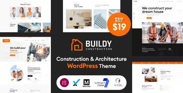 Buildy Preview Wordpress Theme - Rating, Reviews, Preview, Demo & Download