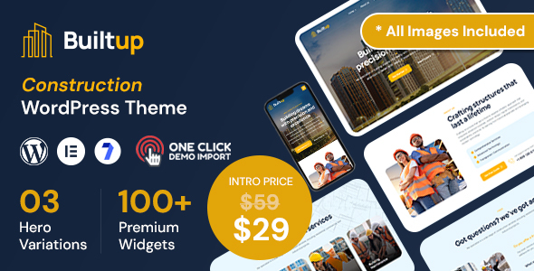 Builtup Preview Wordpress Theme - Rating, Reviews, Preview, Demo & Download