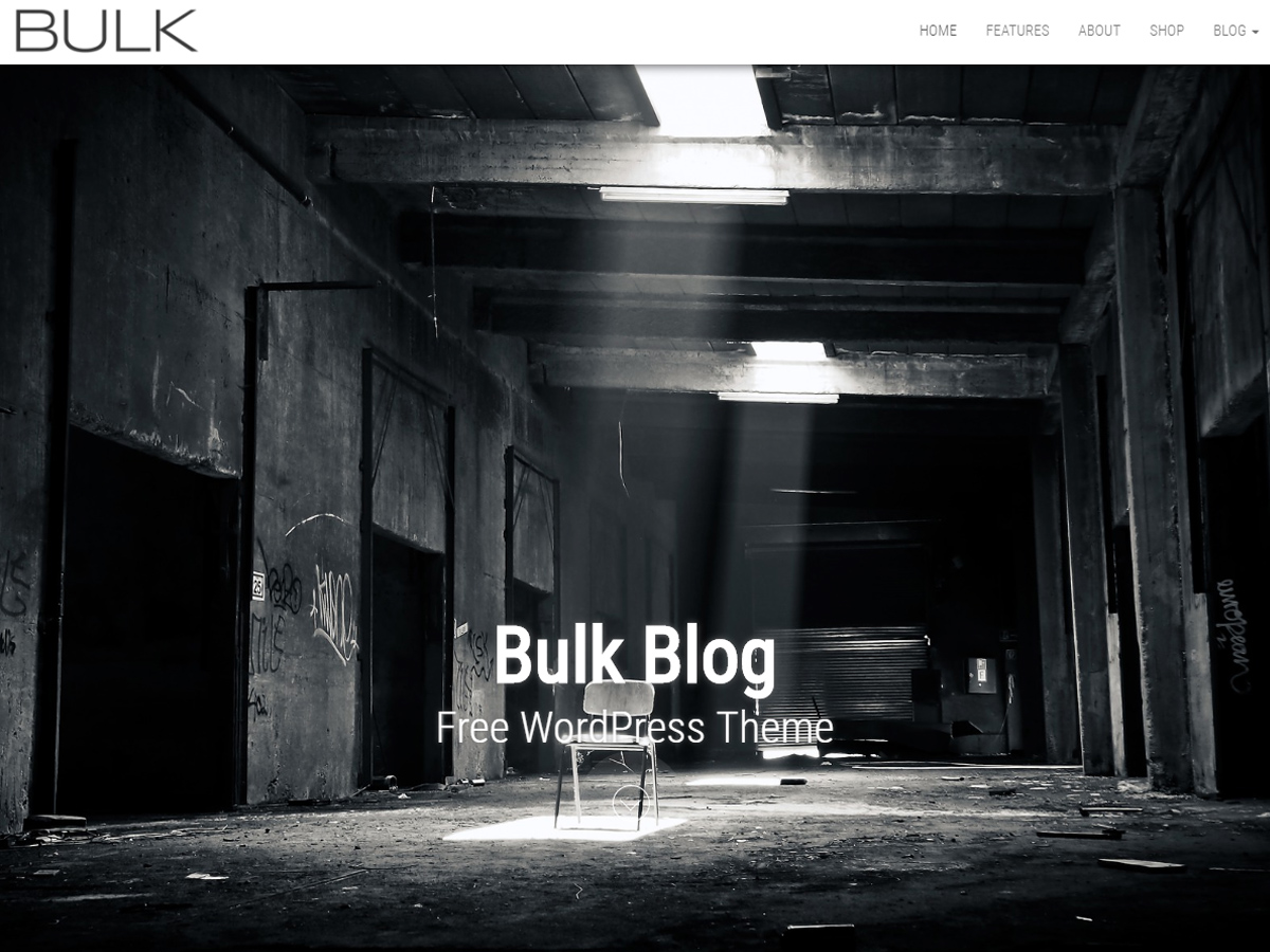 Bulk Blog Preview Wordpress Theme - Rating, Reviews, Preview, Demo & Download
