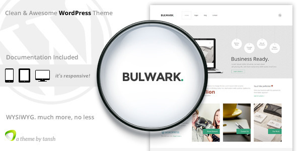 Bulwark Business Preview Wordpress Theme - Rating, Reviews, Preview, Demo & Download