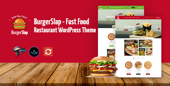 Burger Slap Preview Wordpress Theme - Rating, Reviews, Preview, Demo & Download
