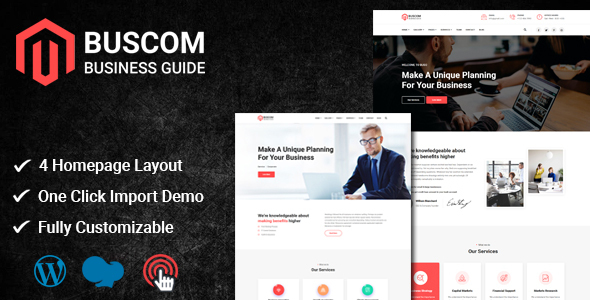 Buscom Preview Wordpress Theme - Rating, Reviews, Preview, Demo & Download