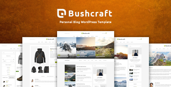 Bushcraft Preview Wordpress Theme - Rating, Reviews, Preview, Demo & Download