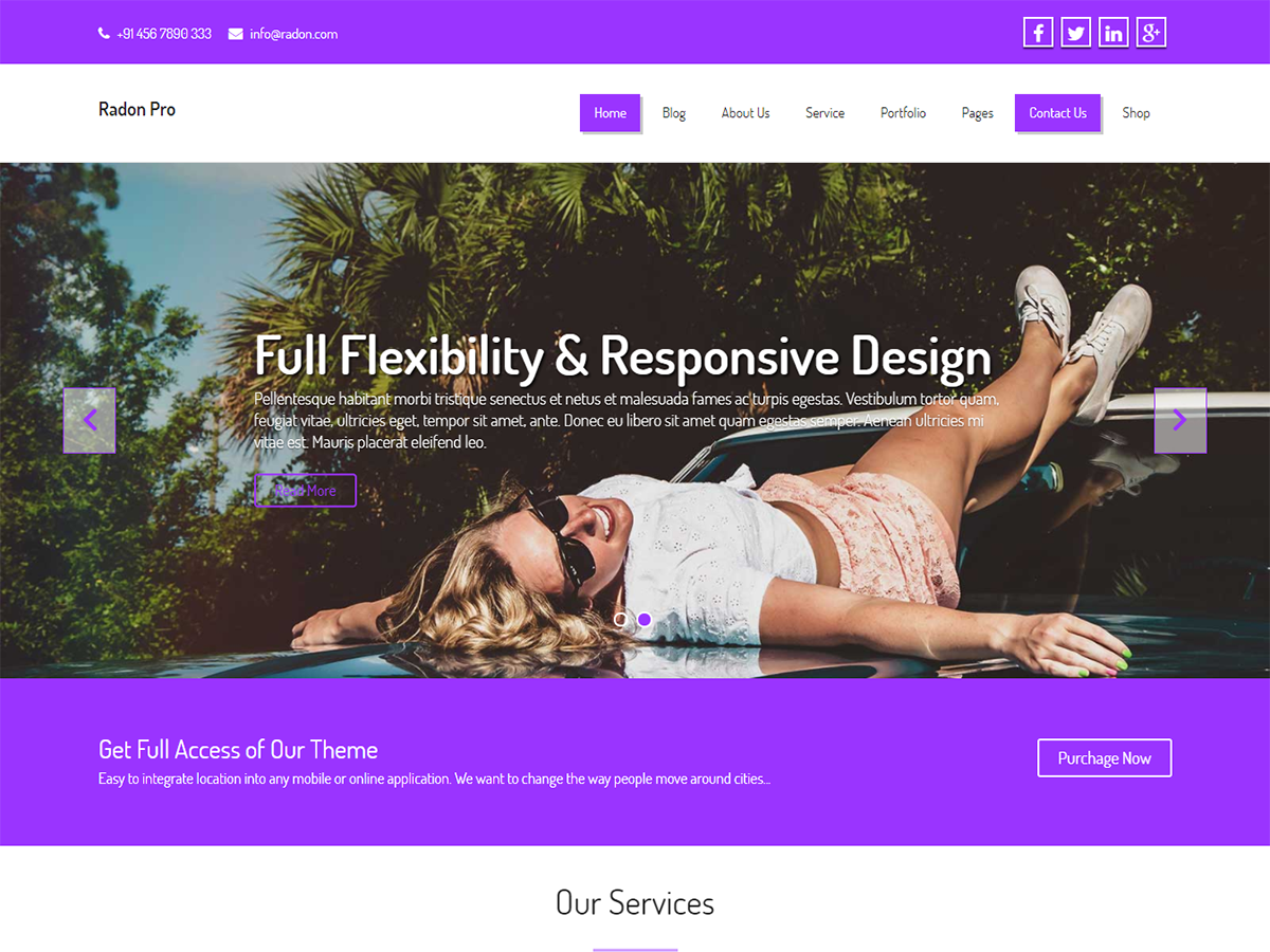 Business Eight Preview Wordpress Theme - Rating, Reviews, Preview, Demo & Download