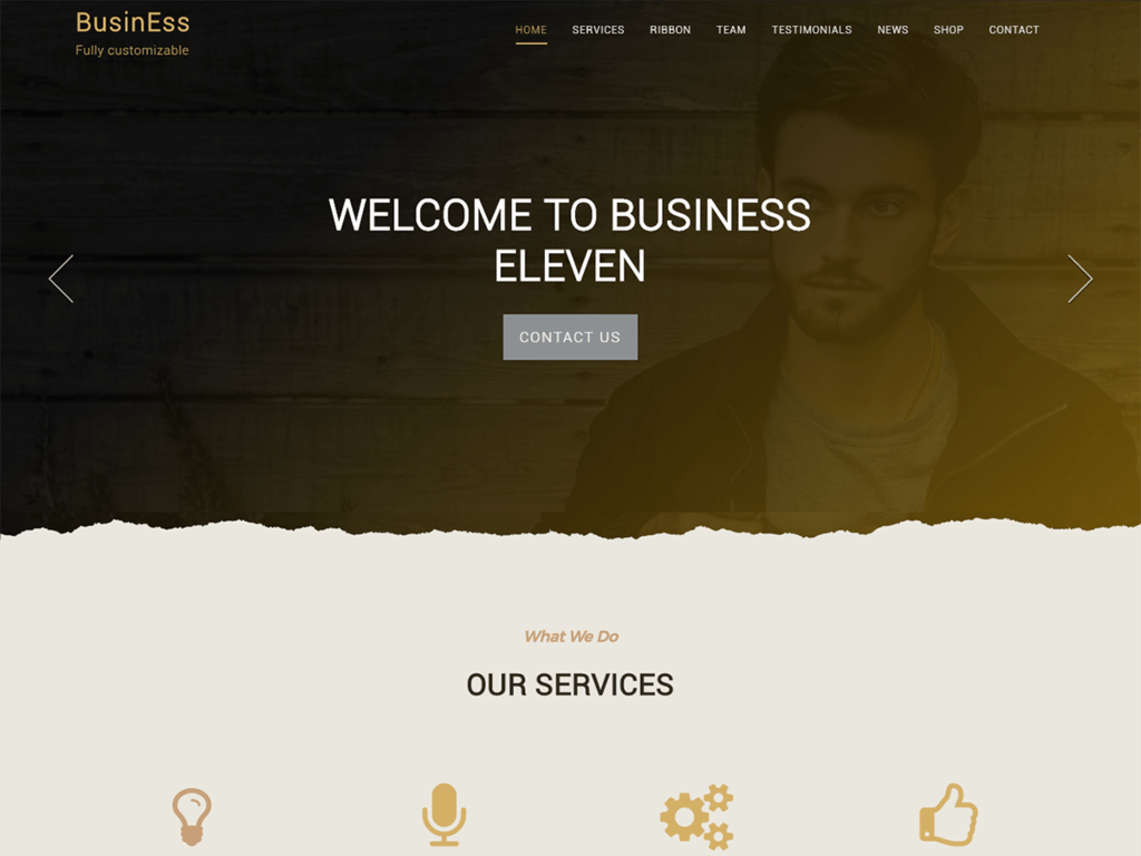 Business Eleven Preview Wordpress Theme - Rating, Reviews, Preview, Demo & Download