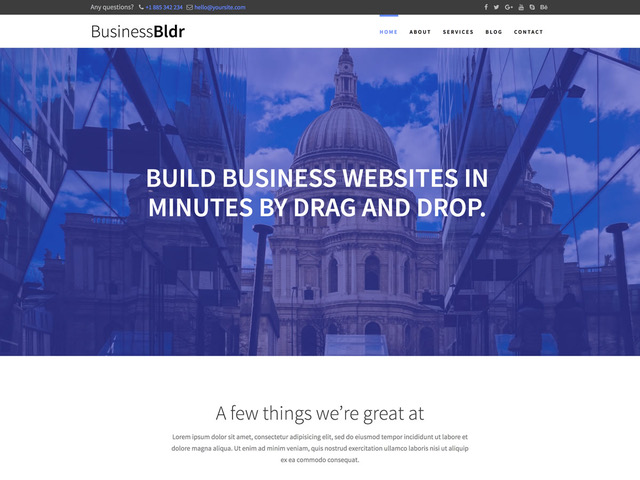 Business Express Preview Wordpress Theme - Rating, Reviews, Preview, Demo & Download