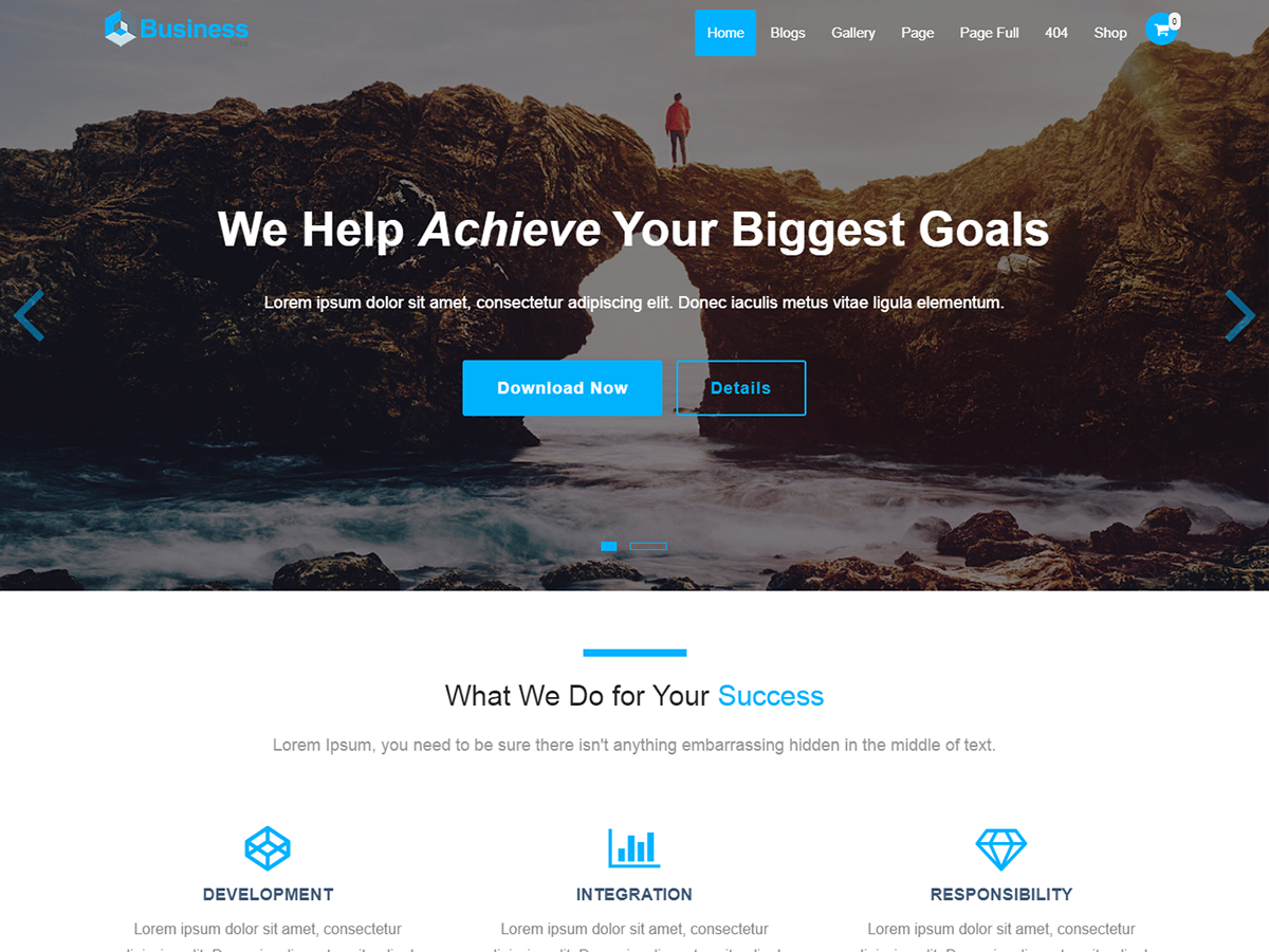 Business Idea Preview Wordpress Theme - Rating, Reviews, Preview, Demo & Download