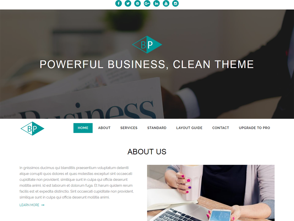 Business Park Preview Wordpress Theme - Rating, Reviews, Preview, Demo & Download