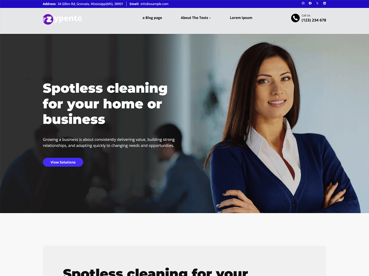 Business Zenith Preview Wordpress Theme - Rating, Reviews, Preview, Demo & Download