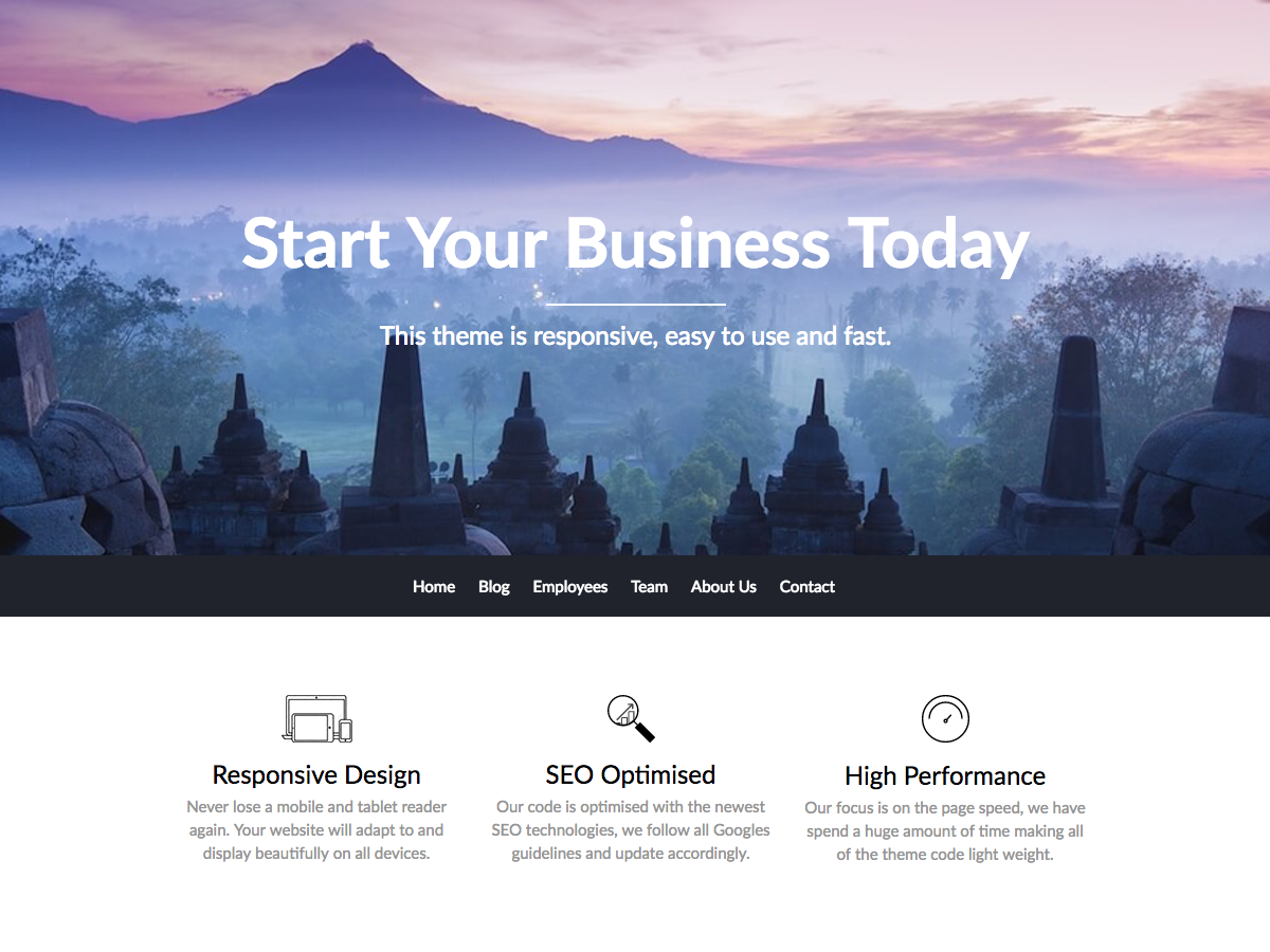 BusinessBuilder Preview Wordpress Theme - Rating, Reviews, Preview, Demo & Download