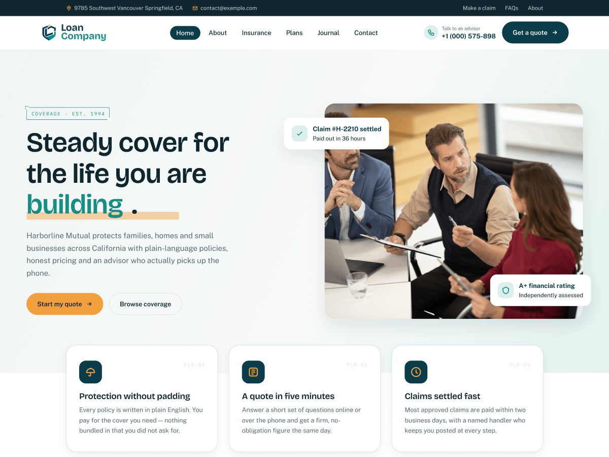 BWP Loan Preview Wordpress Theme - Rating, Reviews, Preview, Demo & Download