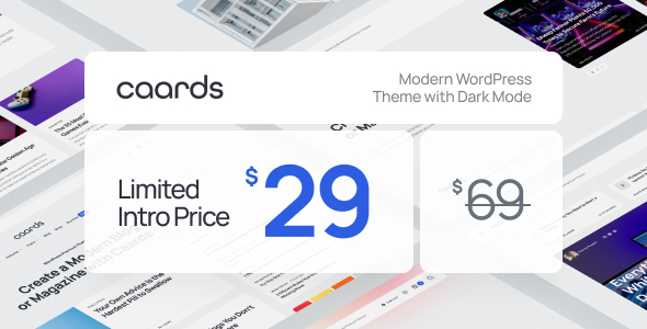 Caards Preview Wordpress Theme - Rating, Reviews, Preview, Demo & Download