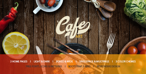 Cafe Art Preview Wordpress Theme - Rating, Reviews, Preview, Demo & Download