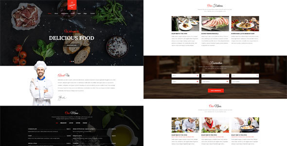 Cafe Resto Preview Wordpress Theme - Rating, Reviews, Preview, Demo & Download