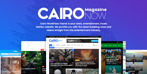 Cairo Preview Wordpress Theme - Rating, Reviews, Preview, Demo & Download