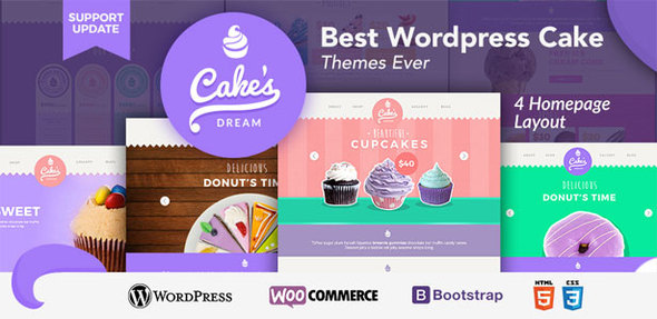 Cake Dream Preview Wordpress Theme - Rating, Reviews, Preview, Demo & Download