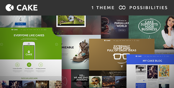 Cake Preview Wordpress Theme - Rating, Reviews, Preview, Demo & Download