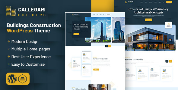 Callegari Builders Preview Wordpress Theme - Rating, Reviews, Preview, Demo & Download