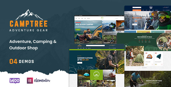 Camptree Preview Wordpress Theme - Rating, Reviews, Preview, Demo & Download