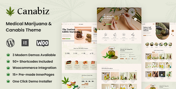 Canabiz Preview Wordpress Theme - Rating, Reviews, Preview, Demo & Download