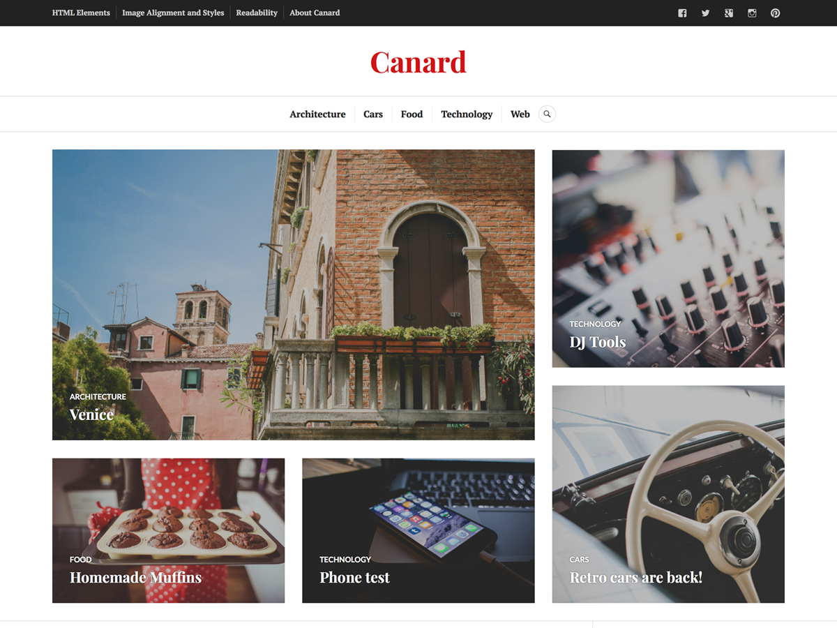 Canard Preview Wordpress Theme - Rating, Reviews, Preview, Demo & Download
