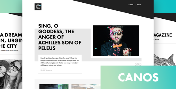 Canos Preview Wordpress Theme - Rating, Reviews, Preview, Demo & Download