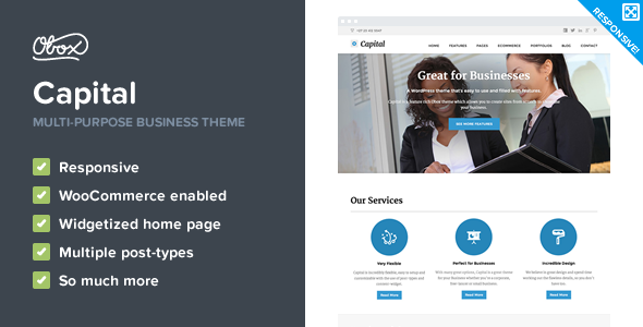 Capital Preview Wordpress Theme - Rating, Reviews, Preview, Demo & Download