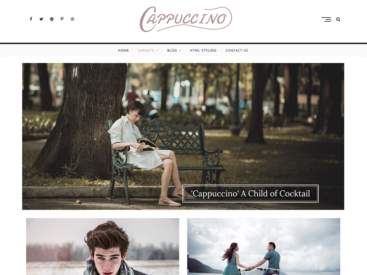 Cappuccino Preview Wordpress Theme - Rating, Reviews, Preview, Demo & Download
