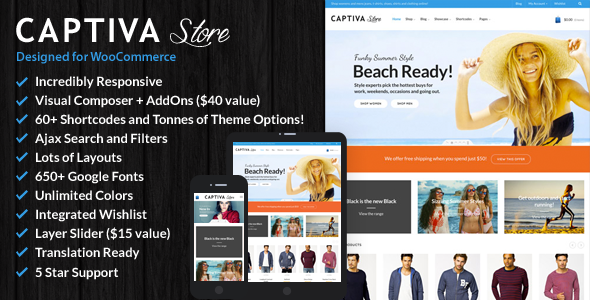 Captiva Preview Wordpress Theme - Rating, Reviews, Preview, Demo & Download