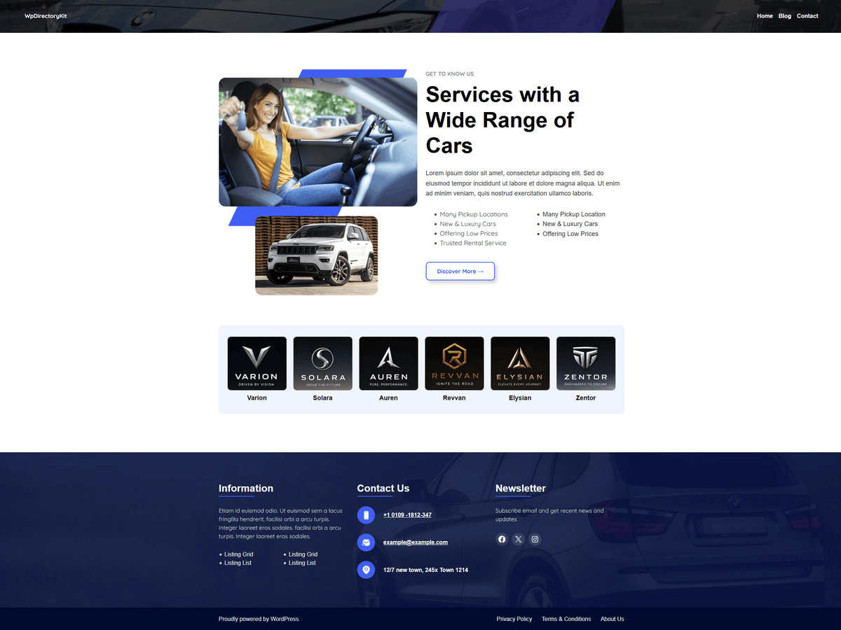 Car Dealership Preview Wordpress Theme - Rating, Reviews, Preview, Demo & Download