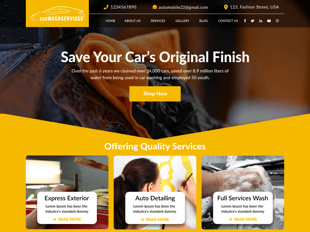 Car Paint Preview Wordpress Theme - Rating, Reviews, Preview, Demo & Download