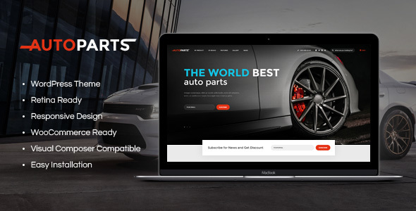 Car Parts Preview Wordpress Theme - Rating, Reviews, Preview, Demo & Download