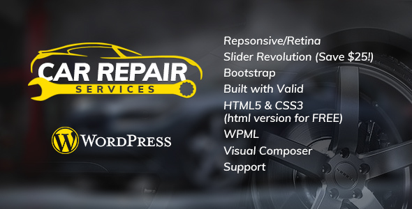 Car Repair Preview Wordpress Theme - Rating, Reviews, Preview, Demo & Download