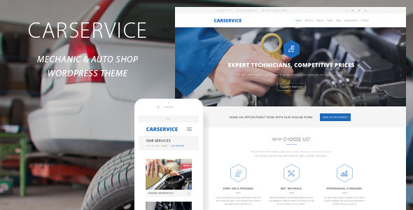 Car Service Preview Wordpress Theme - Rating, Reviews, Preview, Demo & Download