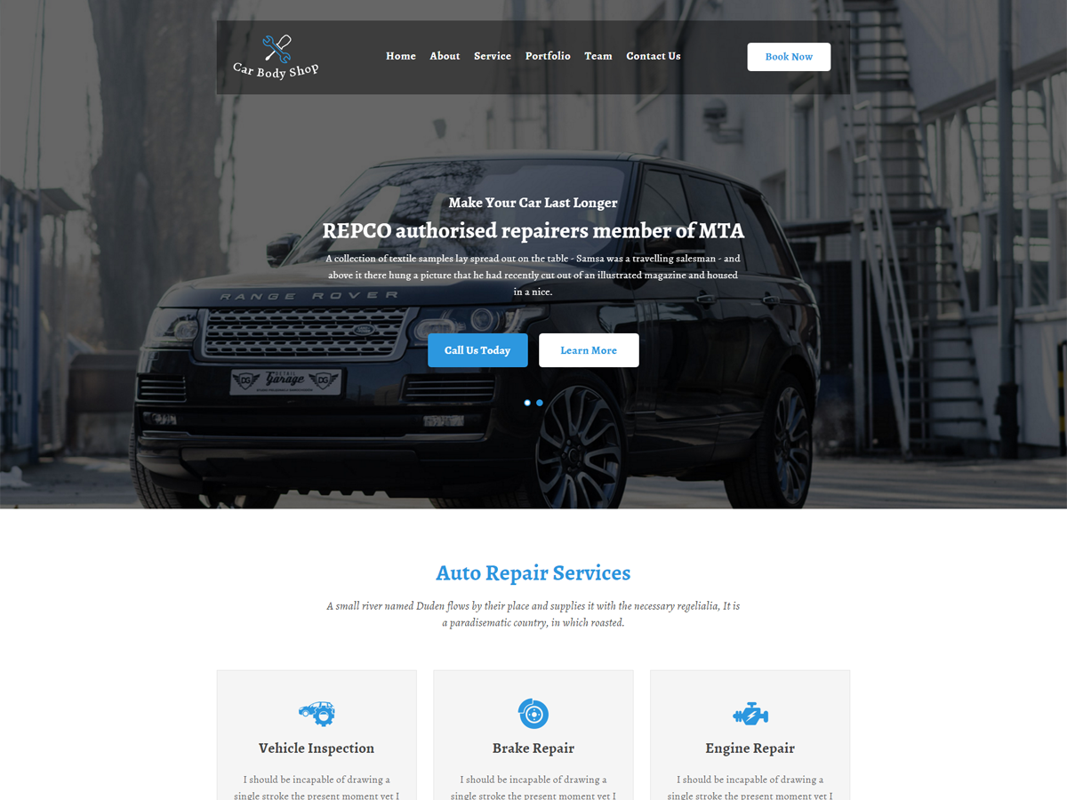 Carbody Preview Wordpress Theme - Rating, Reviews, Preview, Demo & Download