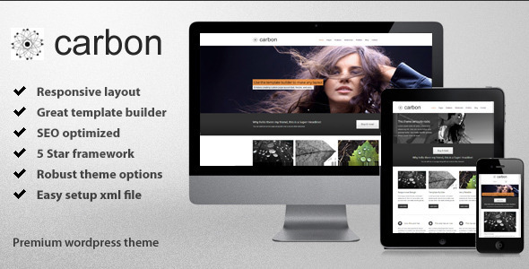 Carbon Preview Wordpress Theme - Rating, Reviews, Preview, Demo & Download