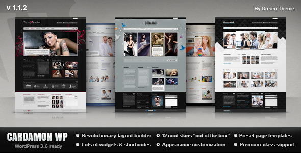 Cardamon WP Preview Wordpress Theme - Rating, Reviews, Preview, Demo & Download