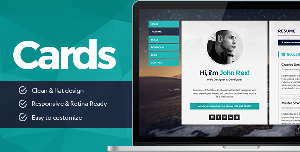 Cards Preview Wordpress Theme - Rating, Reviews, Preview, Demo & Download