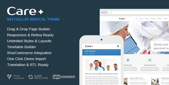 Care Preview Wordpress Theme - Rating, Reviews, Preview, Demo & Download