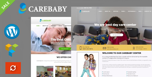 CareBaby Preview Wordpress Theme - Rating, Reviews, Preview, Demo & Download